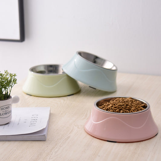 Stainless Steel Non-Slip Pet Bowl (0.4L)