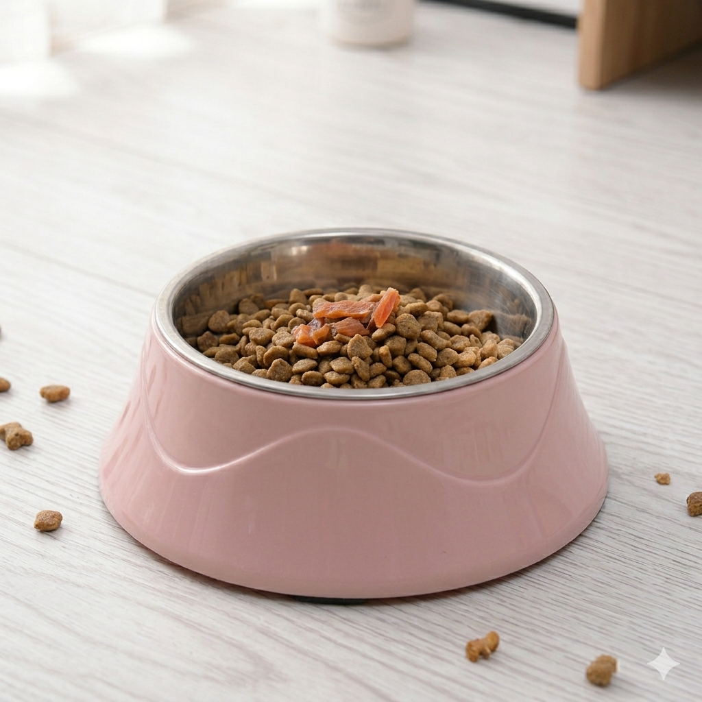Stainless Steel Non-Slip Pet Bowl (0.4L)