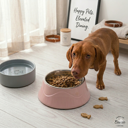 Stainless Steel Non-Slip Pet Bowl (0.4L)