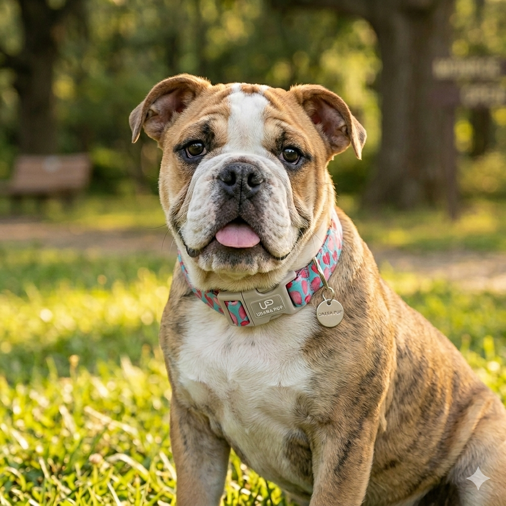 Pink Heart Dog Collar – Quick Release Adjustable Collar for Puppies & Small Dogs